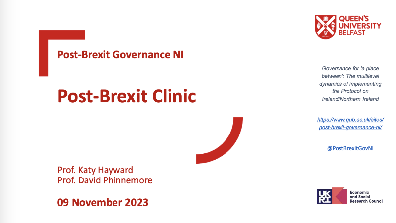 Post-Brexit Clinic Cover Slide - Nov 2023